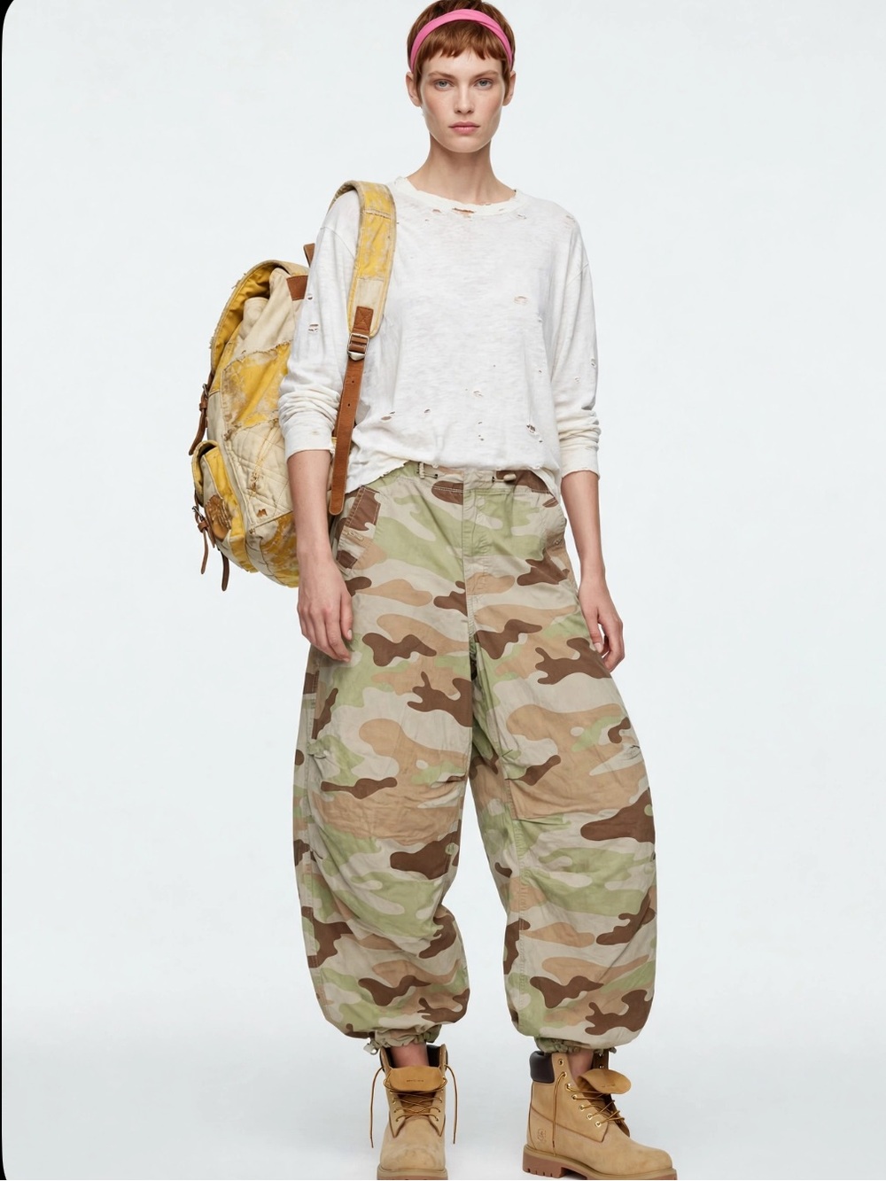 American Eagle wide leg cinchable barrel jeans